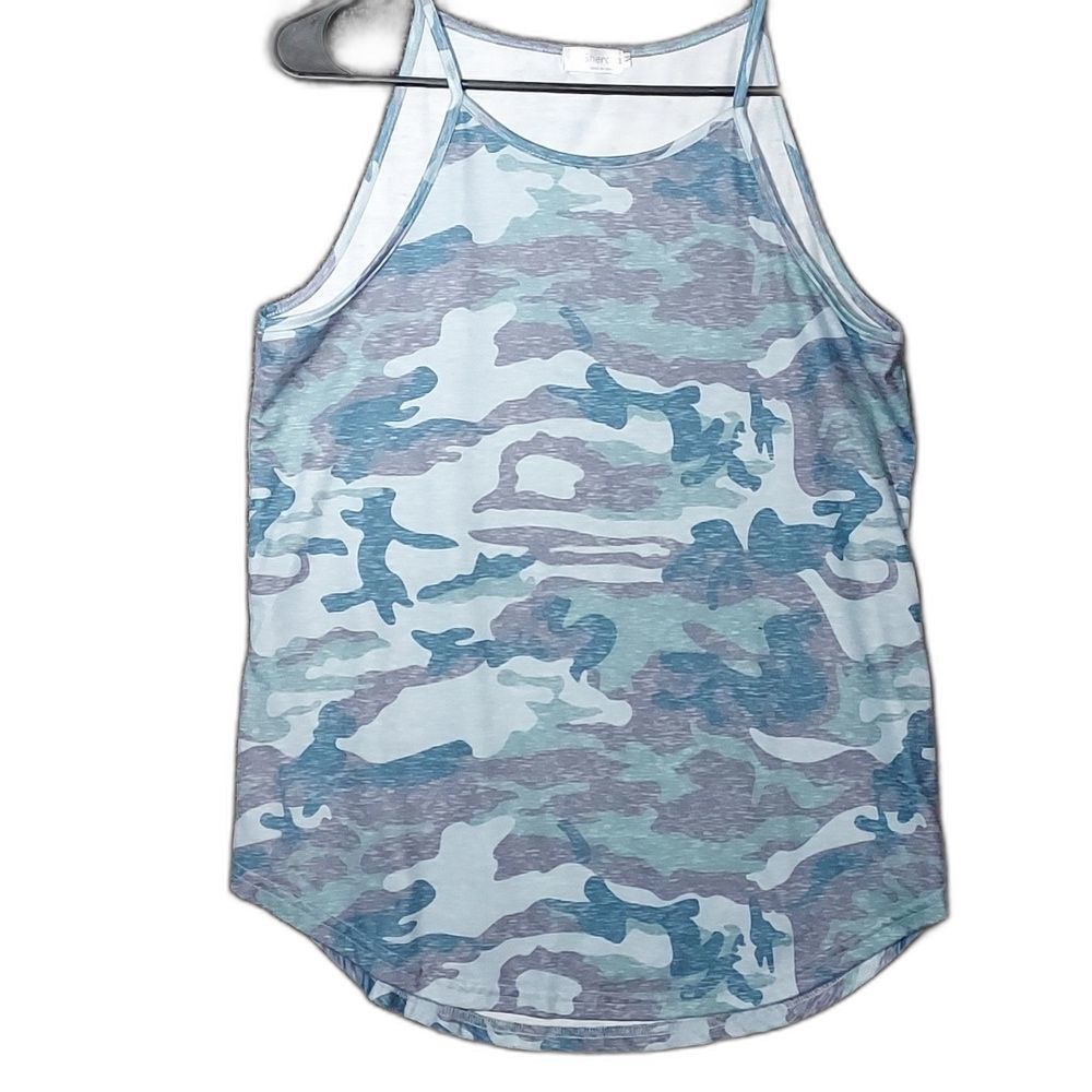 Sherosa Camouflage Patter Tank Top Women's Medium